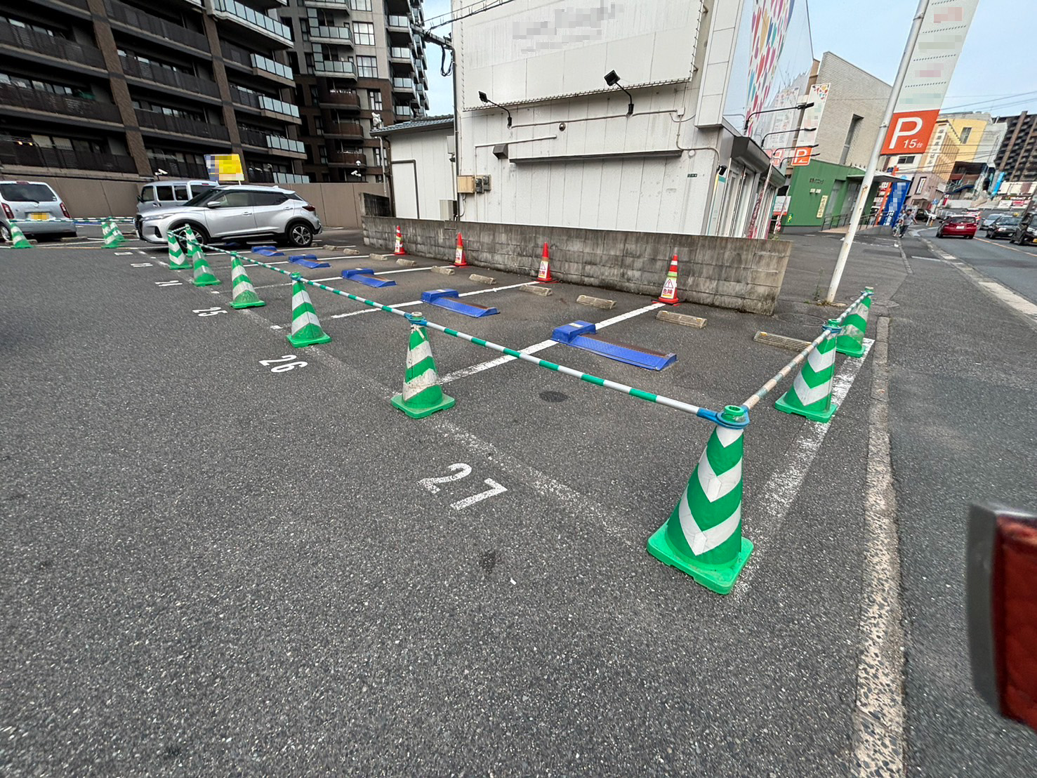 駐車場・外構工事前（全体）